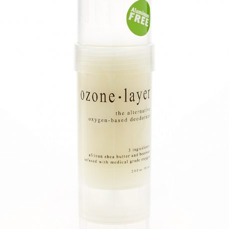 Oxygen infused, all natural deodorant, Ozone Layer Deodorant – Unscented, now available in seven variations.